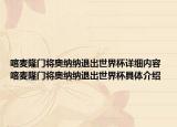 喀麦隆门将奥纳纳退出世界杯详细内容 喀麦隆门将奥纳纳退出世界杯具体介绍