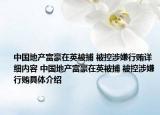 中国地产富豪在英被捕 被控涉嫌行贿详细内容 中国地产富豪在英被捕 被控涉嫌行贿具体介绍