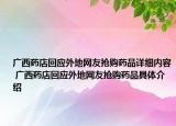 广西药店回应外地网友抢购药品详细内容 广西药店回应外地网友抢购药品具体介绍