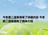 今冬第二波寒潮来了详细内容 今冬第二波寒潮来了具体介绍