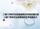 三部门考研可设置核酸阳性考场详细内容 三部门考研可设置核酸阳性考场具体介绍
