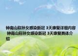 钟南山称孙女感染新冠 3天康复详细内容 钟南山称孙女感染新冠 3天康复具体介绍