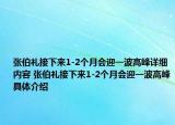 张伯礼接下来1-2个月会迎一波高峰详细内容 张伯礼接下来1-2个月会迎一波高峰具体介绍