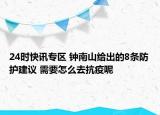24时快讯专区 钟南山给出的8条防护建议 需要怎么去抗疫呢