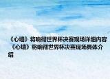 《心墙》将响彻世界杯决赛现场详细内容 《心墙》将响彻世界杯决赛现场具体介绍