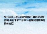 央行未来三月16%的居民打算购房详细内容 央行未来三月16%的居民打算购房具体介绍