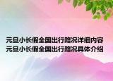 元旦小长假全国出行路况详细内容 元旦小长假全国出行路况具体介绍