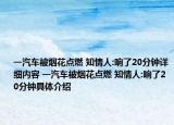 一汽车被烟花点燃 知情人:响了20分钟详细内容 一汽车被烟花点燃 知情人:响了20分钟具体介绍