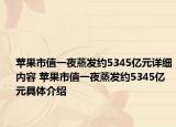 苹果市值一夜蒸发约5345亿元详细内容 苹果市值一夜蒸发约5345亿元具体介绍