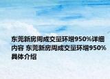 东莞新房周成交量环增950%详细内容 东莞新房周成交量环增950%具体介绍
