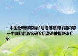 一中国赴韩游客确诊后潜逃被捕详细内容 一中国赴韩游客确诊后潜逃被捕具体介绍