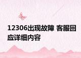 12306出现故障 客服回应详细内容