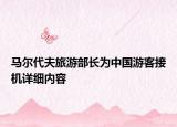 马尔代夫旅游部长为中国游客接机详细内容