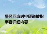 景区回应时空隧道被指宰客详细内容
