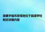 胡鑫宇缢吊发现地位于就读学校附近详细内容