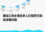 黑龙江雪乡景区多人打架警方回应详细内容