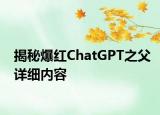揭秘爆红ChatGPT之父详细内容