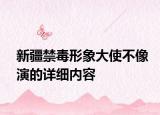 新疆禁毒形象大使不像演的详细内容