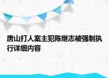 唐山打人案主犯陈继志被强制执行详细内容