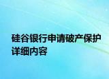 硅谷银行申请破产保护详细内容