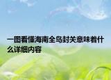 一图看懂海南全岛封关意味着什么详细内容