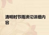 清明时节雨滂沱详细内容