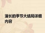 漫长的季节大结局详细内容