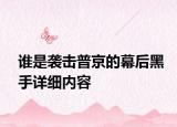 谁是袭击普京的幕后黑手详细内容