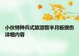 小伙特种兵式旅游致半月板损伤详细内容