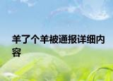 羊了个羊被通报详细内容