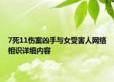 7死11伤案凶手与女受害人网络相识详细内容