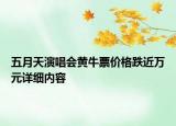 五月天演唱会黄牛票价格跌近万元详细内容