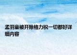 孟羽童被开除格力祝一切都好详细内容