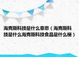 海克斯科技是什么意思（海克斯科技是什么海克斯科技食品是什么梗）
