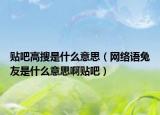 贴吧高搜是什么意思（网络语兔友是什么意思啊贴吧）