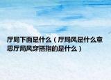 厅局下面是什么（厅局风是什么意思厅局风穿搭指的是什么）