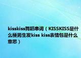 kisskiss舞蹈串词（KISSKISS是什么梗男生发kiss kiss表情包是什么意思）