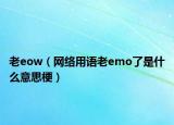 老eow（网络用语老emo了是什么意思梗）