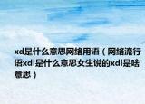 xd是什么意思网络用语（网络流行语xdl是什么意思女生说的xdl是啥意思）