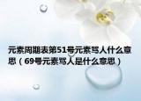 元素周期表第51号元素骂人什么意思（69号元素骂人是什么意思）