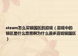 steam怎么买锁国区的游戏（游戏中的锁区是什么意思啊为什么很多游戏锁国区）