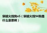 穿越火线狗v5（穿越火线94狗是什么意思啊）