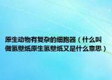 原生动物有复杂的细胞器（什么叫做氢壁纸原生氢壁纸又是什么意思）