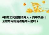 6的意思网络用语骂人（典中典是什么意思网络用语是骂人的吗）