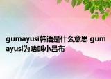 gumayusi韩语是什么意思 gumayusi为啥叫小吕布