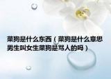 菜狗是什么东西（菜狗是什么意思男生叫女生菜狗是骂人的吗）