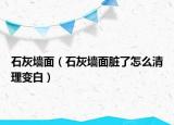 石灰墙面（石灰墙面脏了怎么清理变白）