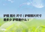 护照 照片 尺寸（护照照片尺寸是多少 护照是什么）