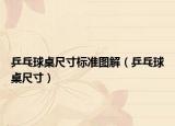 乒乓球桌尺寸标准图解（乒乓球桌尺寸）