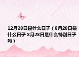 12月28日是什么日子（8月28日是什么日子 8月28日是什么特别日子吗）
